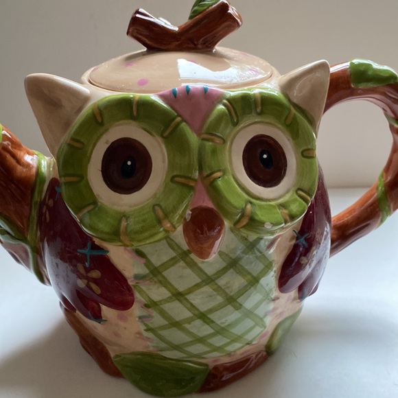 Pier 1 Ollie the Owl teapot and coffee mug. - Picture 4 of 15